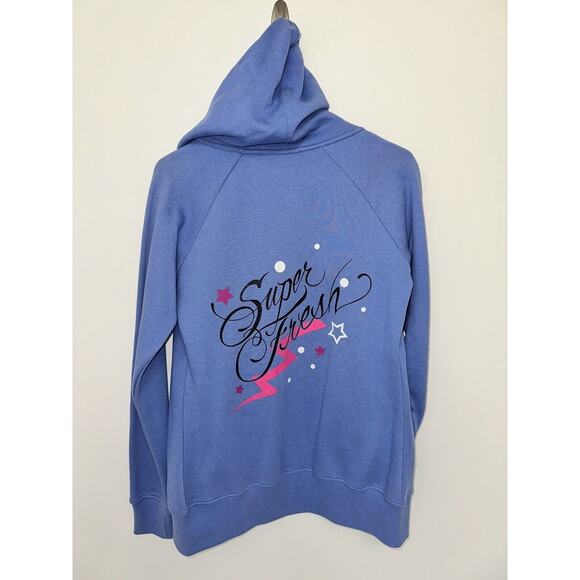 NEW Superfresh Panda & Crossbones Womens Full Zip Hoodie Hoodie Sweatshirt Small - Picture 8 of 9